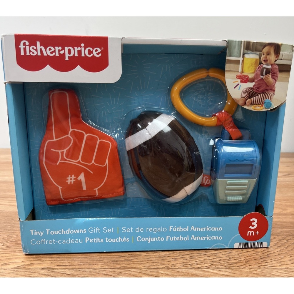 Fisher Price‎ Tiny Touchdowns Infant Football Toys Play Set 3M+ NEW